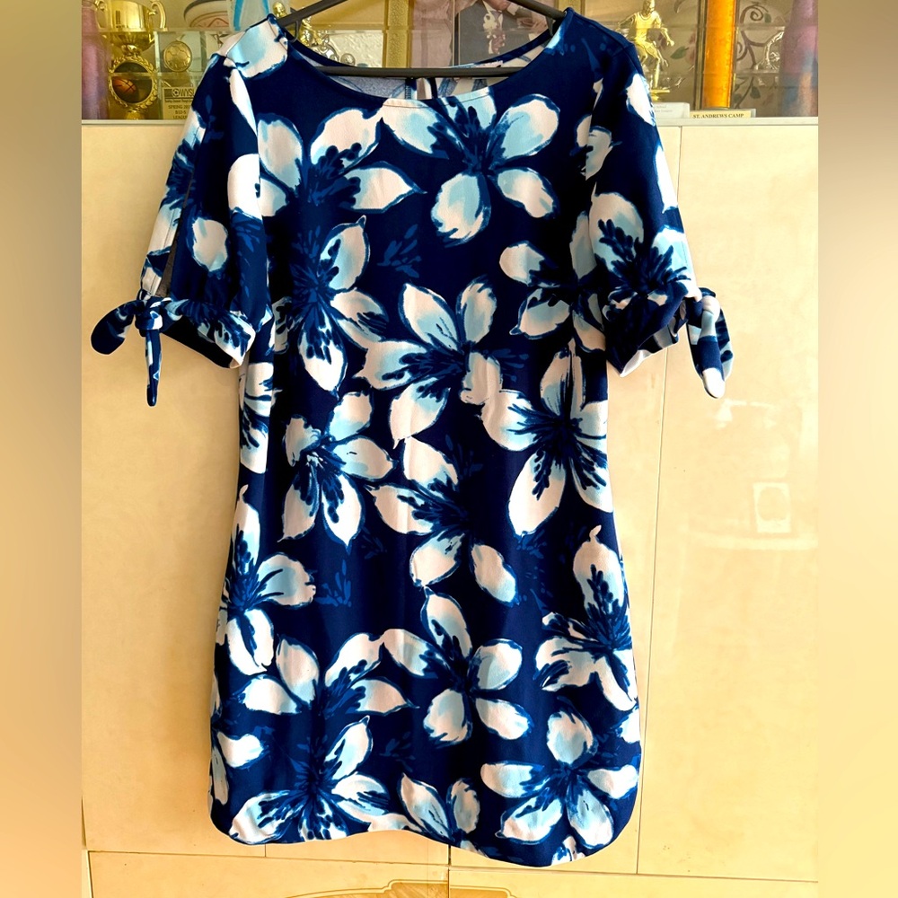 Floral Navy Blue mini Dress